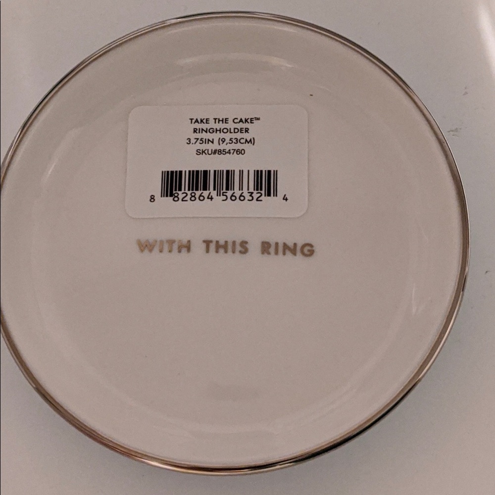Kate Spade Take the Cake ring holder